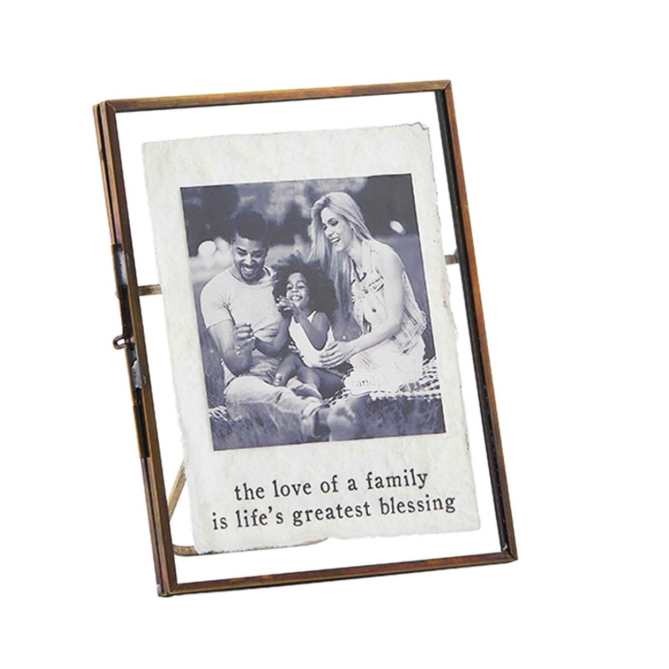Glass Brass Frame