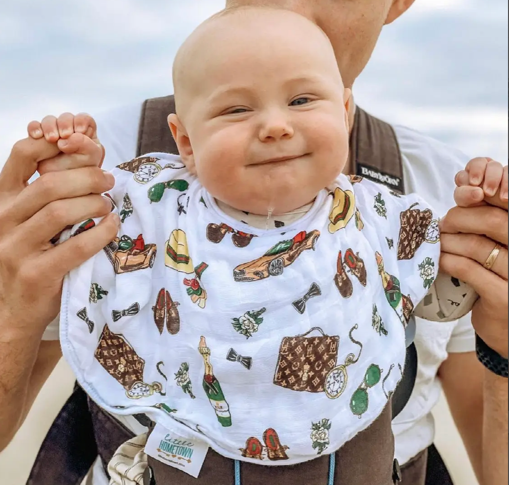 Little Hometown 2-in-1 Burp Cloth & Bib