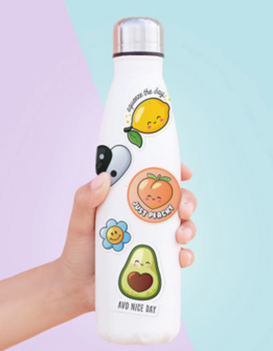 H2O Flask Stickers