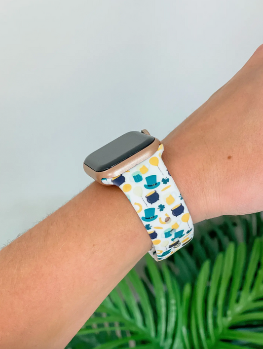 St. Patrick's Scene Silicone Watch Band