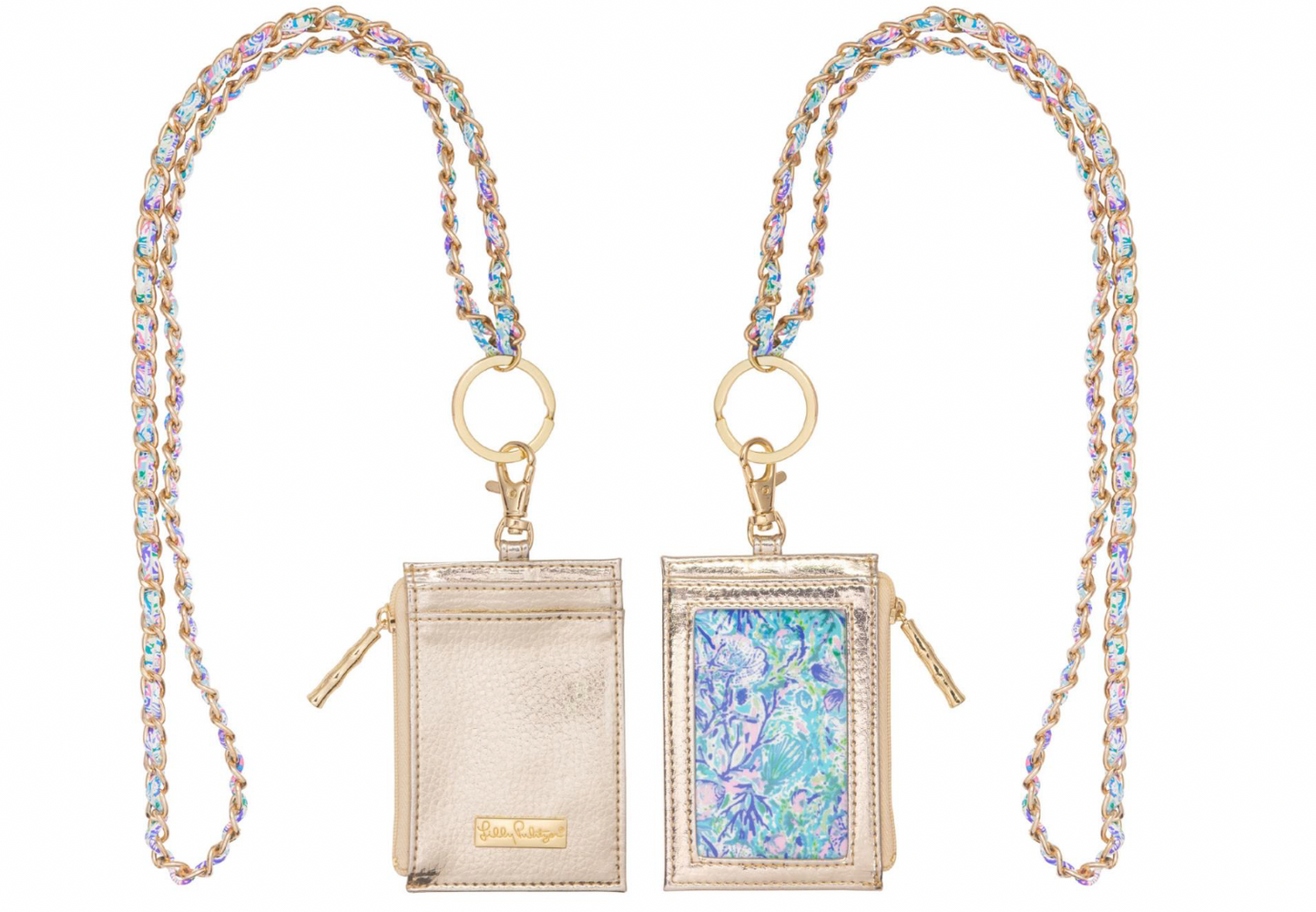 Lilly Pulitzer Zip ID Lanyard