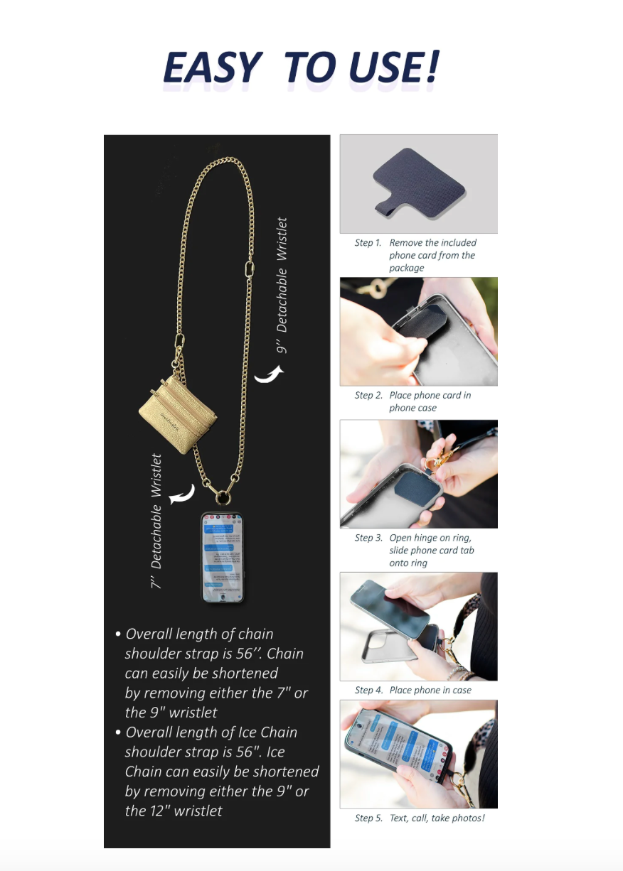 Save the Girls Clip & Go Pouch Crossbody