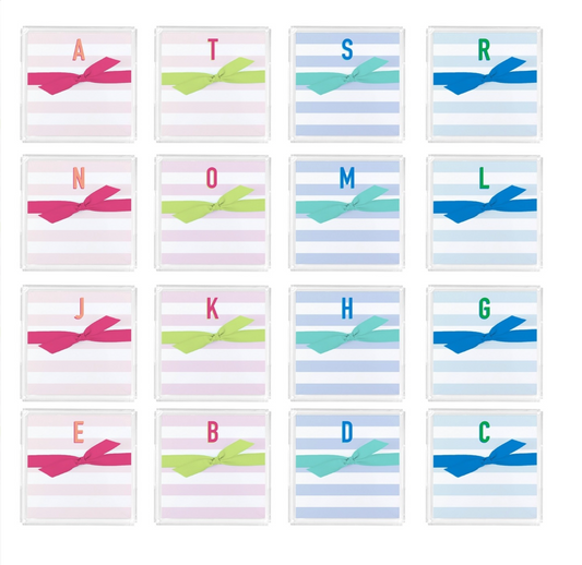 Initial Notepad with Acrylic Tray