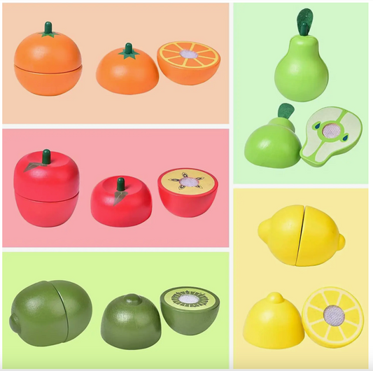 Wooden Pretend Cutting Set