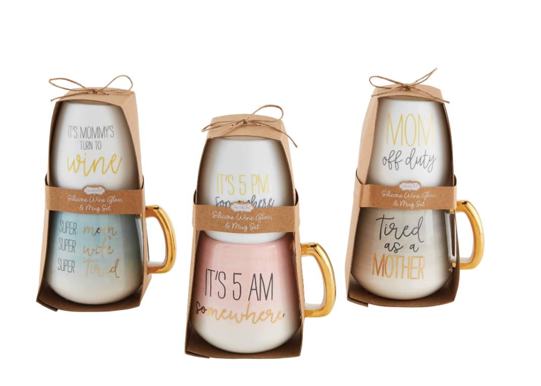 Silicone Wine Mug Set