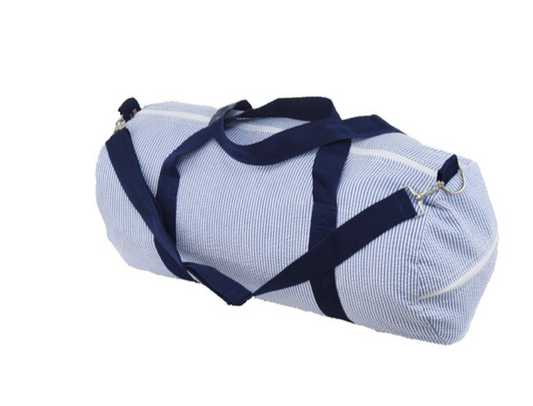 Seersucker Weekend Duffle Bag