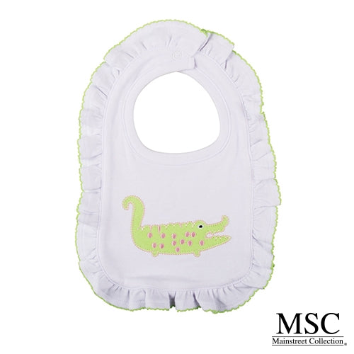 Applique Ruffle Bibs
