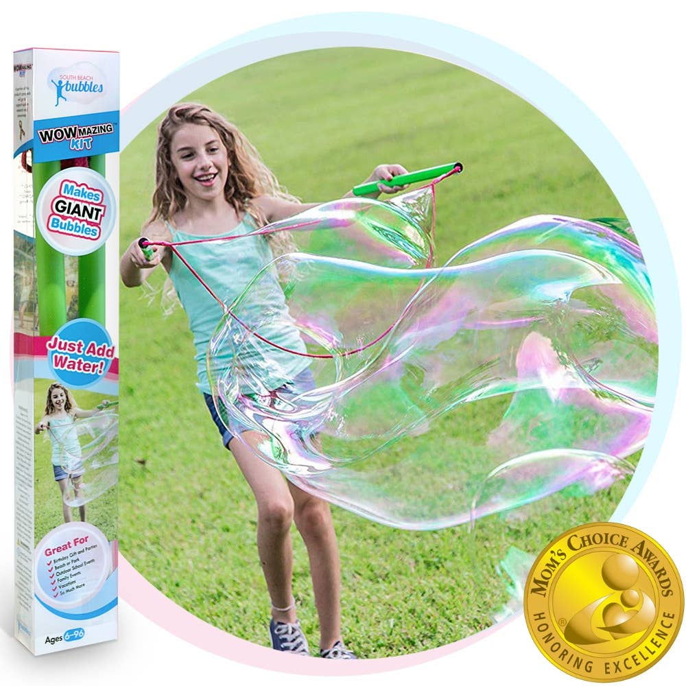 WOWmazing Giant Bubble Kit: Big Bubble Wands & Concentrate! – Riley Reigh /  Mod Market