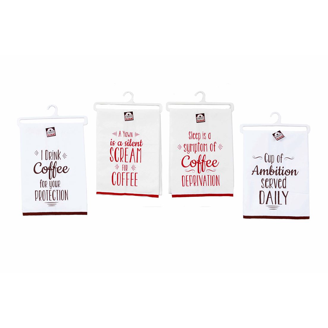 Coffee Saying Dish Towels