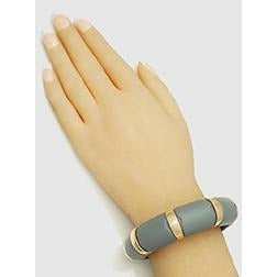 Wood & Gold Link Chunky Bracelet