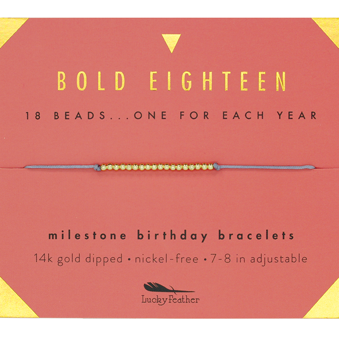 Milestone Birthday Bracelet