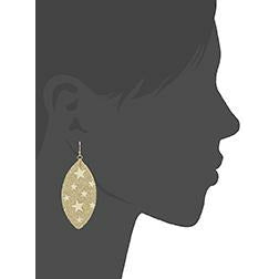 Glitter Celestial Star Tear Drop Earring