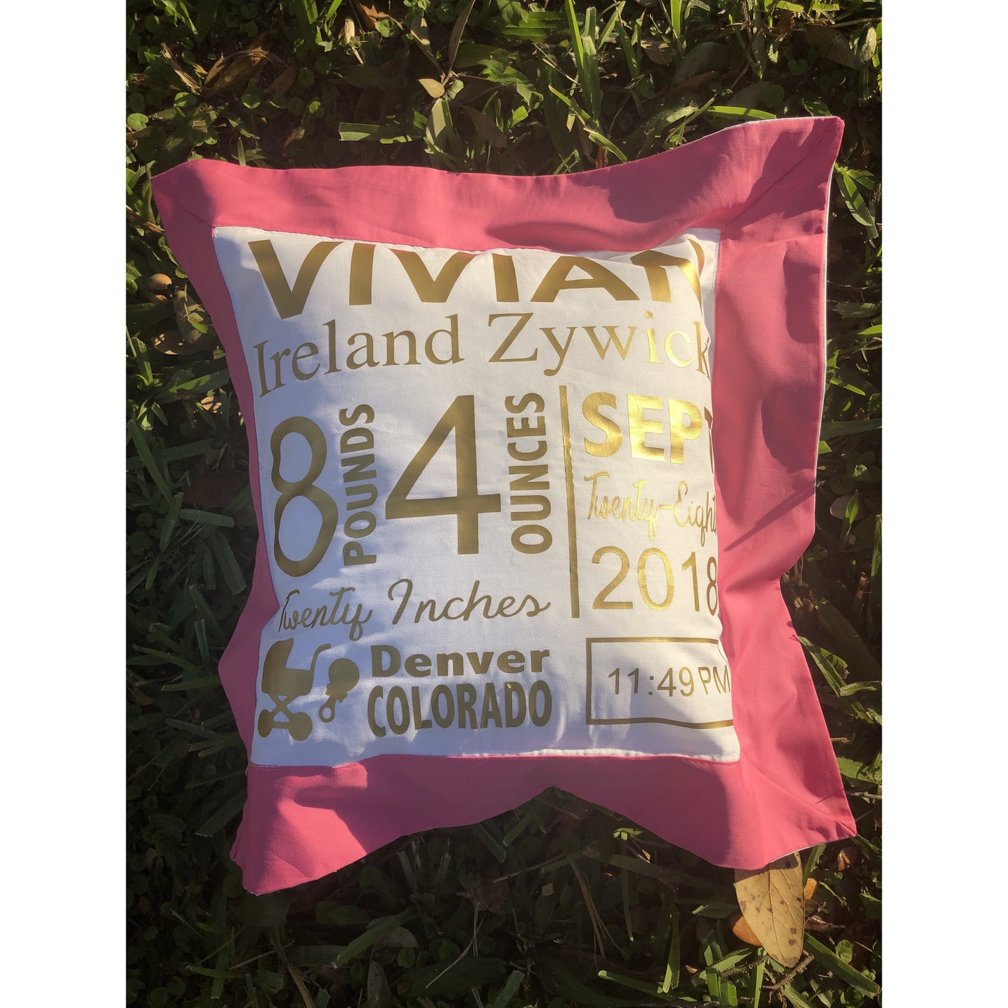 Personalized Baby Pillow