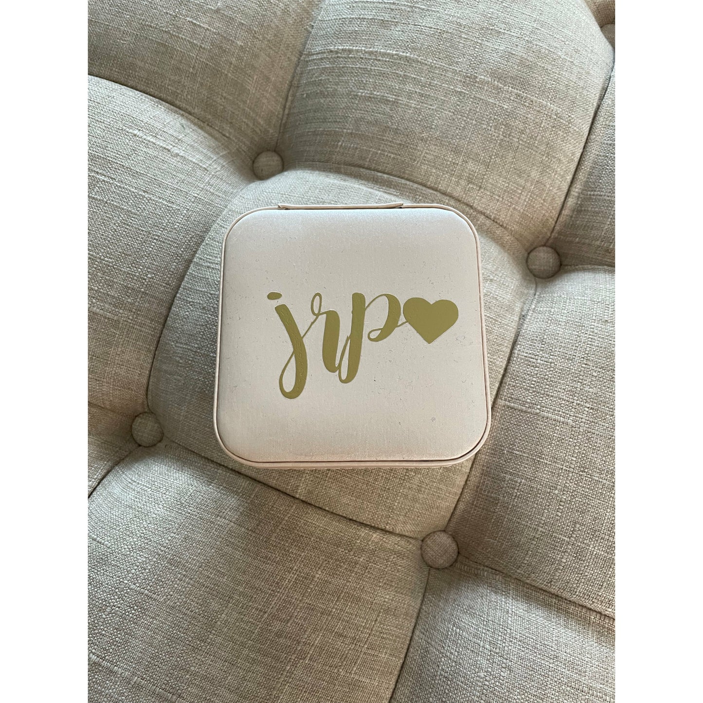 Personalized Travel Jewelry Case