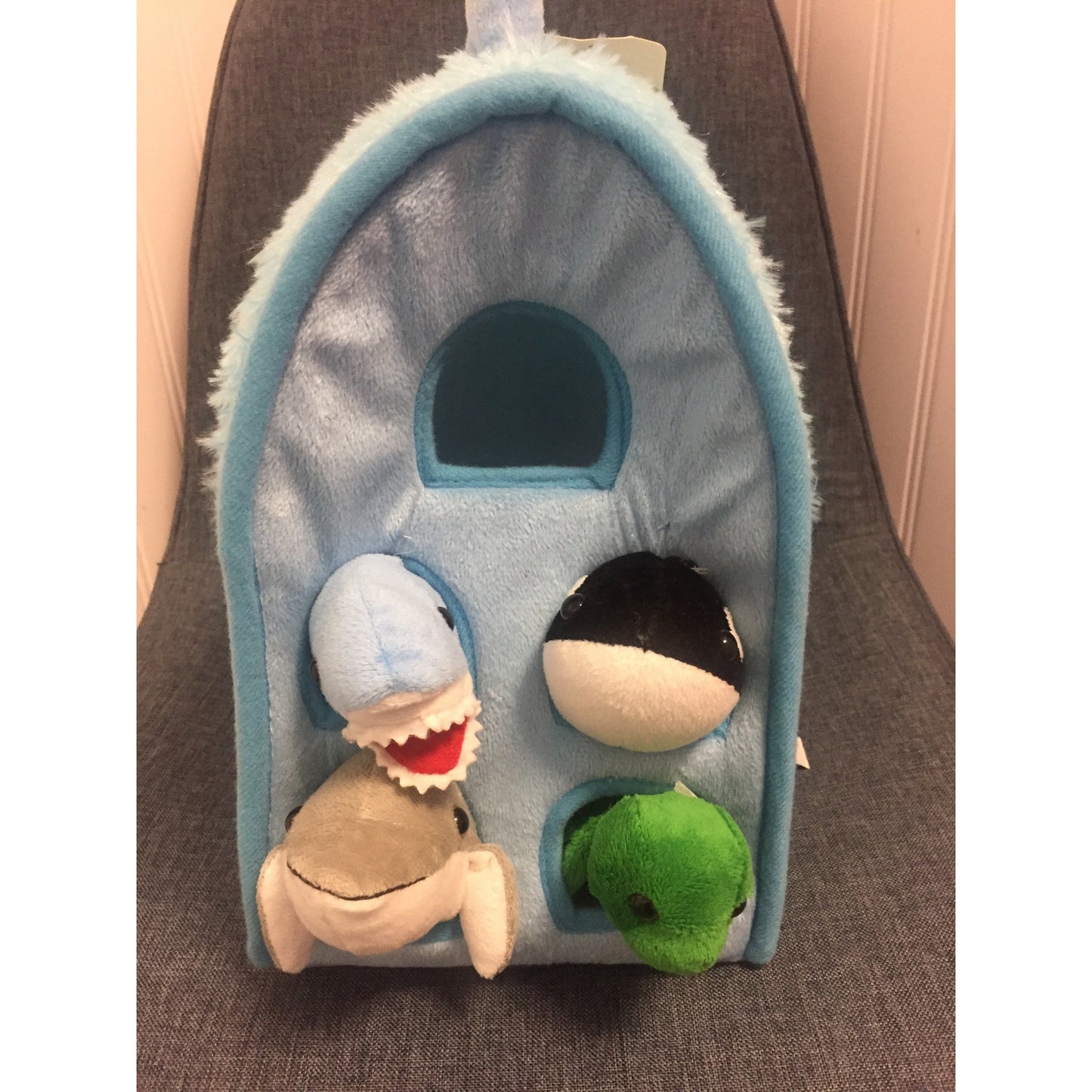 plush toy house -- MISSING FISH