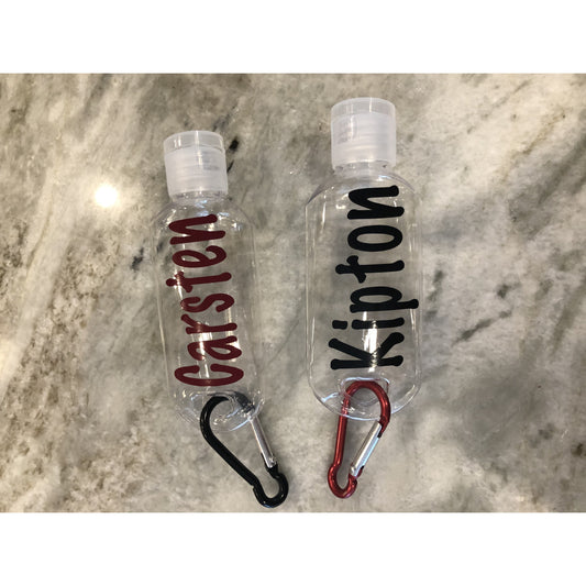 Personalized Hand Sanitizer Keychain