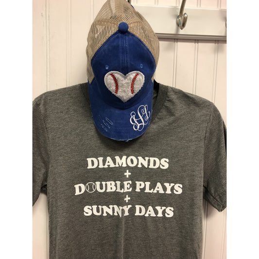 Monogrammed Sport Heart Hat