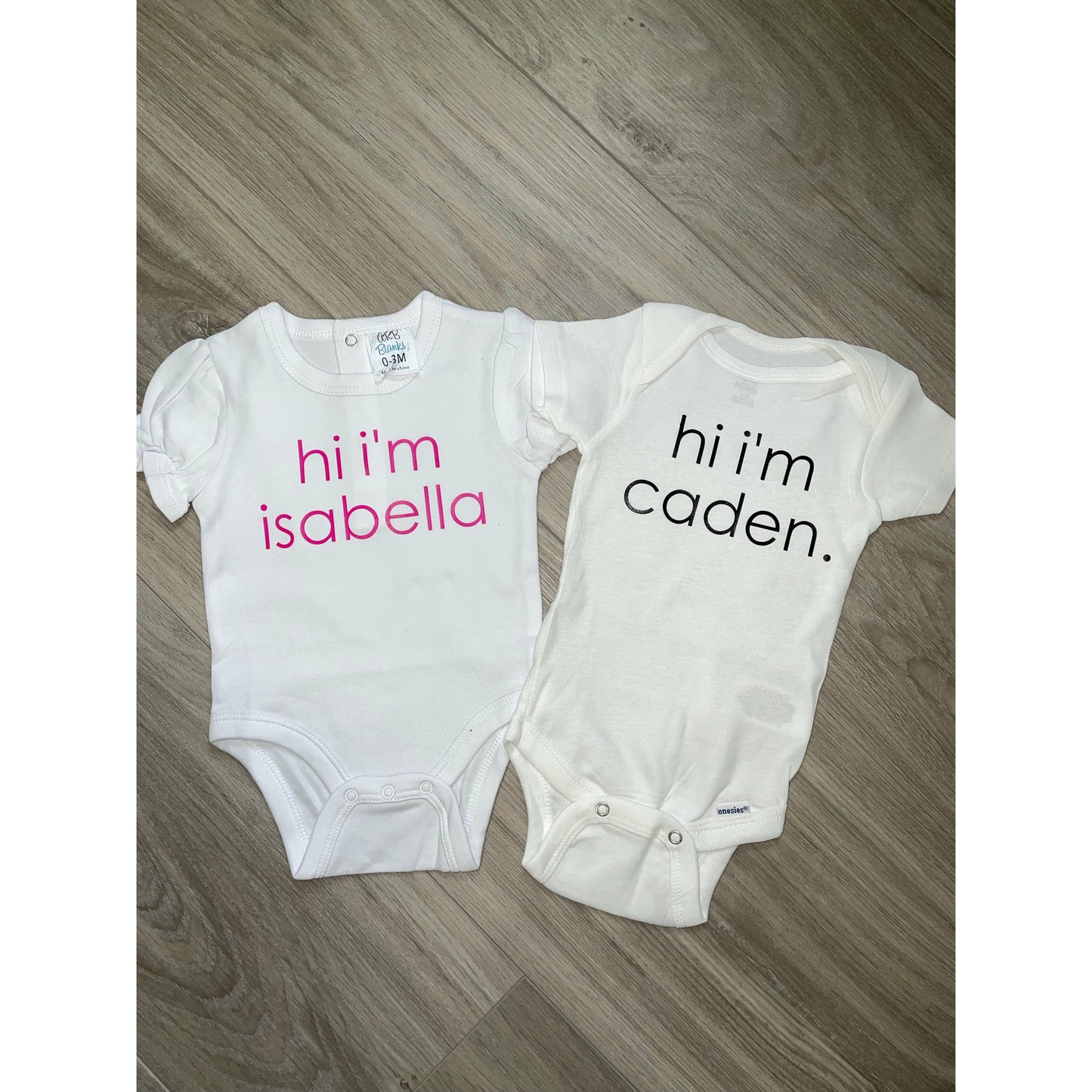 HI I'm New Baby Onesie