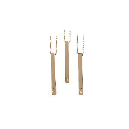 Initial Bar Necklaces