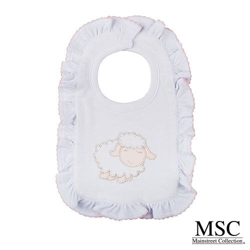 Applique Ruffle Bibs