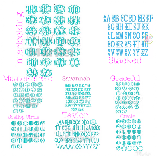 Personalized Dots Canvas Tote