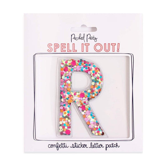 Confetti Sticker Letters