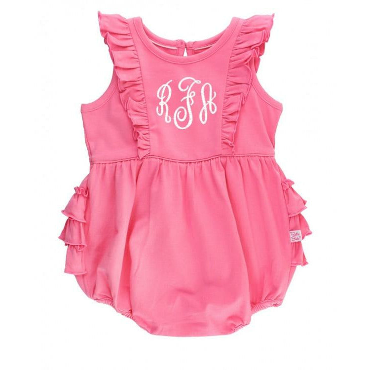 Rose Waterfall Bubble Romper by Ruffle Butts
