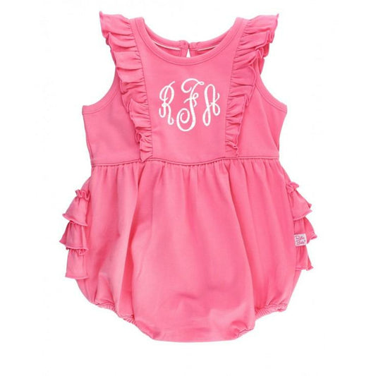 Rose Waterfall Bubble Romper by Ruffle Butts