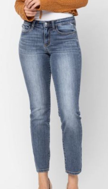 Mid Rise Classic Slim Fit Denim