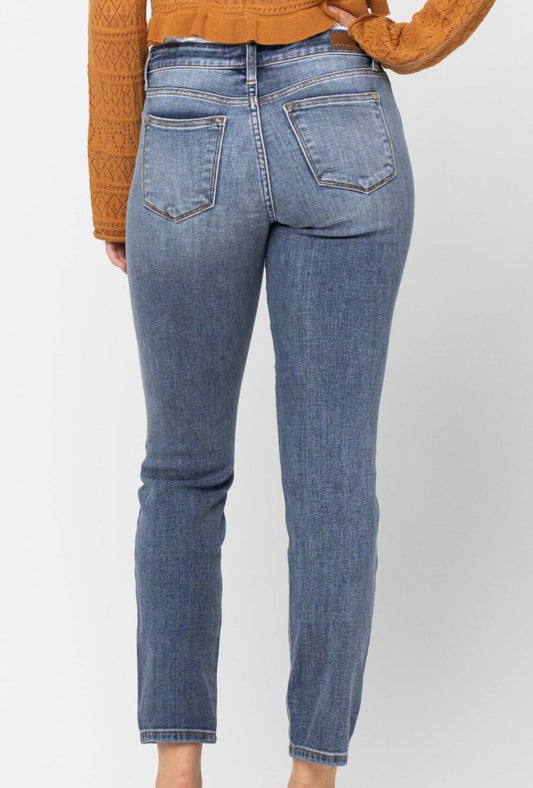 Mid Rise Classic Slim Fit Denim