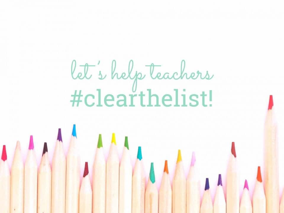 Clear The Teacher Lists