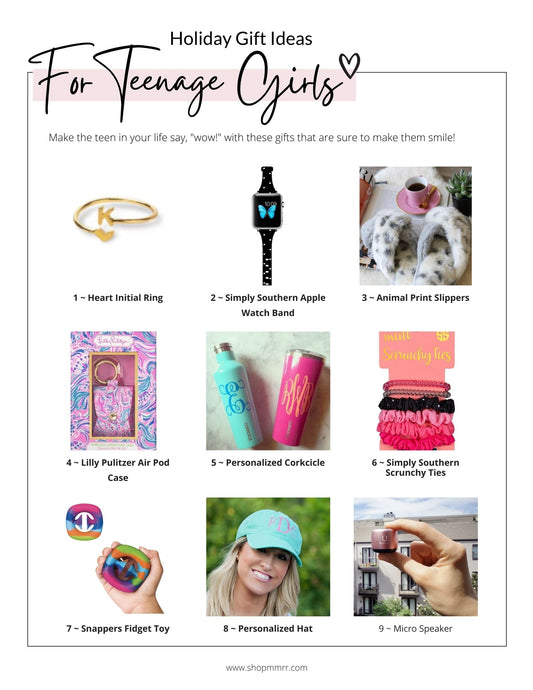 Teenage Gift Guide.....