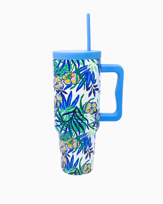 Stainless Steel Tumbler w/ Handle by Lilly Pulitzer