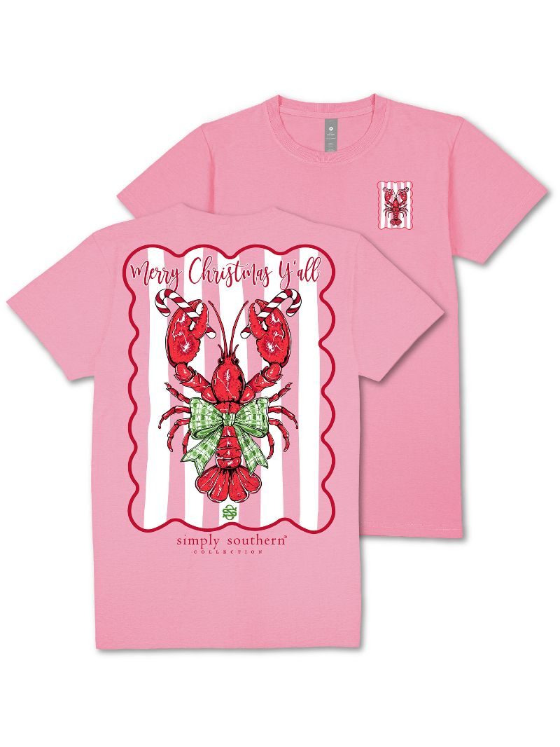 Christmas Lobster T-Shirt by Simply Southern