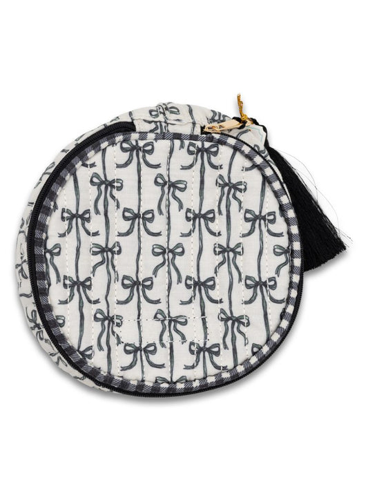 Simply Southern Quilted Tassel Round Bag