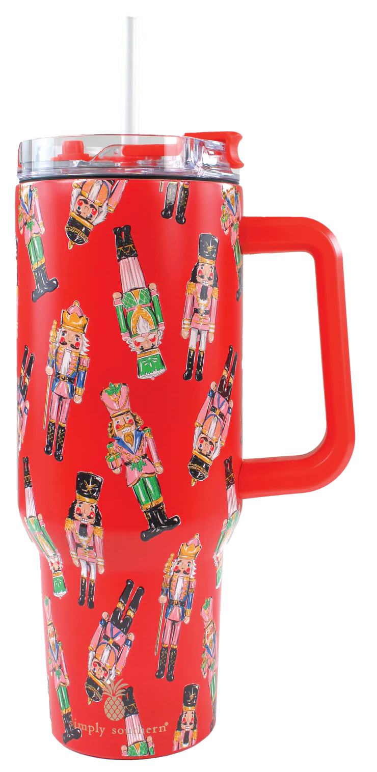 Simply Southern Nutcracker 40oz Tumbler - Red