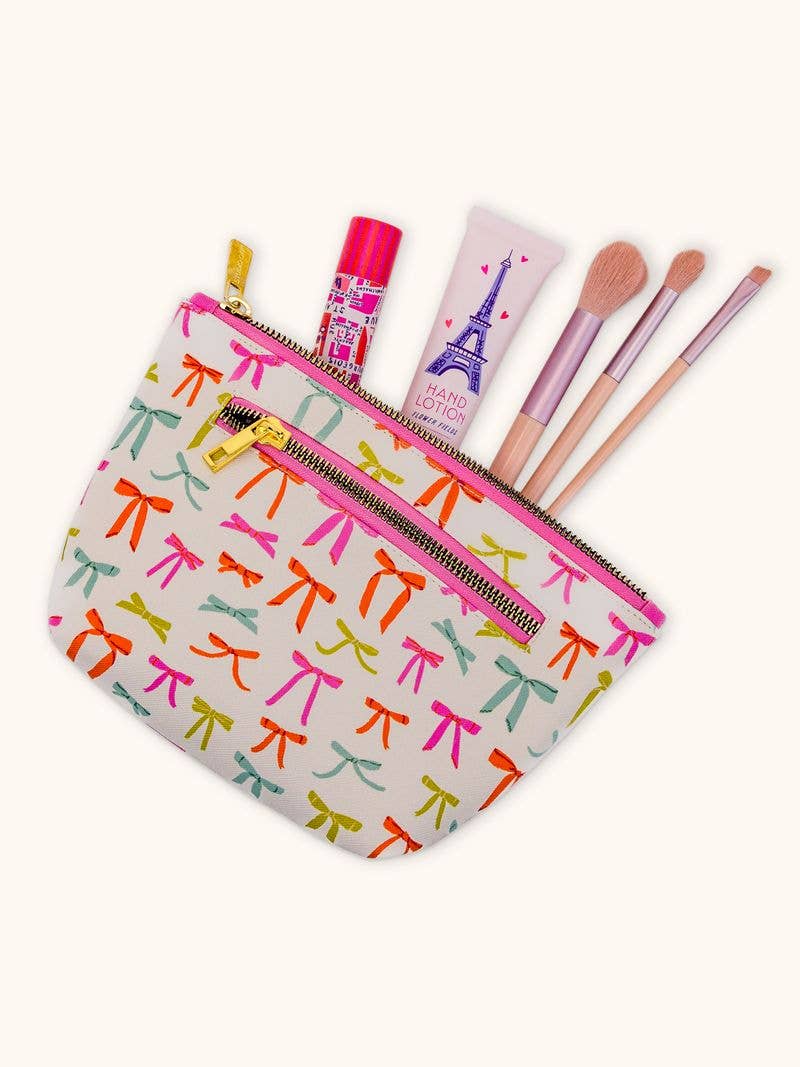 Put a Bow on It Clutch Cosmetic Pouch