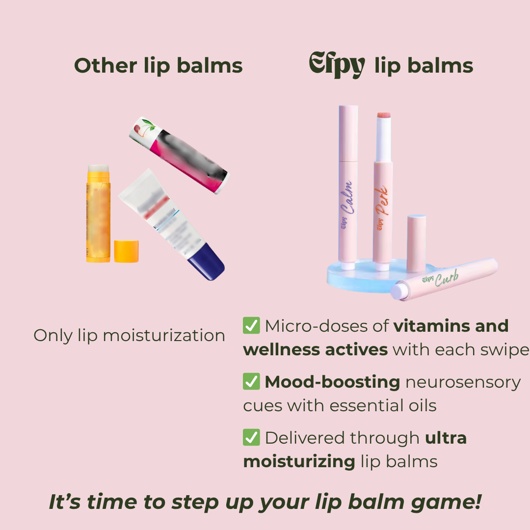 Efpy Focus micro-dose lip balm | Organic Matcha and B6