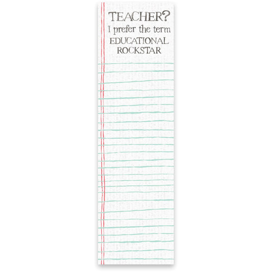 Teacher Magnetic List Notepad