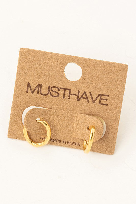 Tiny Hoop Must Have Earring