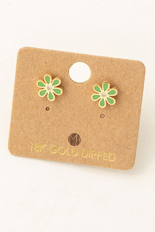 Daisy Enamel Must Have Stud Earring