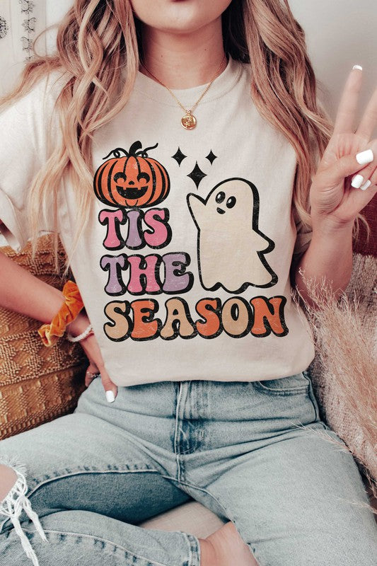 Tis The Season Halloween T-Shirt-Ivory