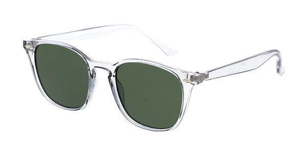 Round Plastic Frame Sunglasses