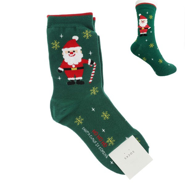 Christmas Theme Knit Socks