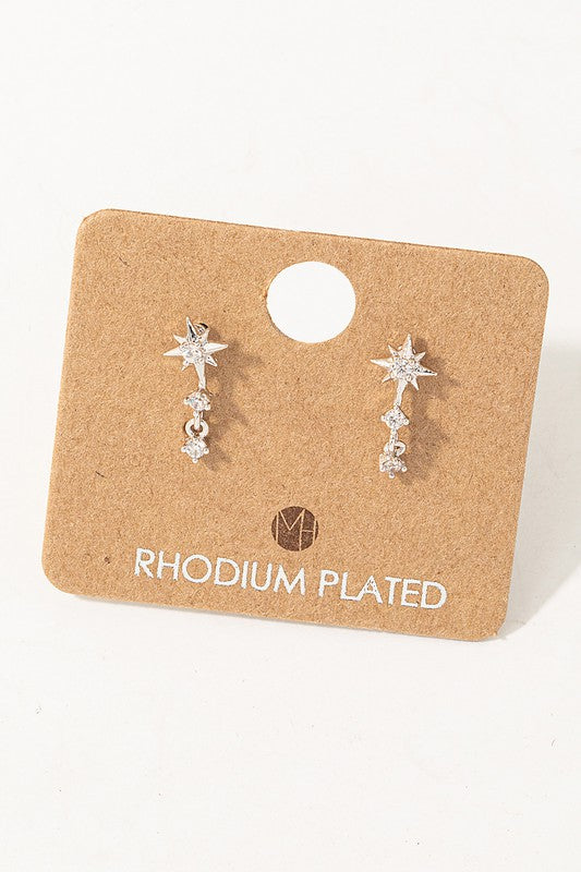 Sparkle Mini Star Drop Must Have Earring