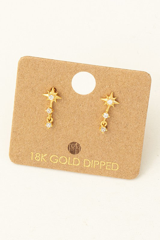 Sparkle Mini Star Drop Must Have Earring