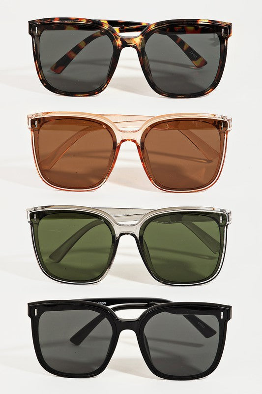 Oversized Squoval Sunglasses
