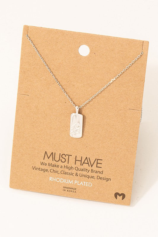Rectangle Waves Must Have Necklace