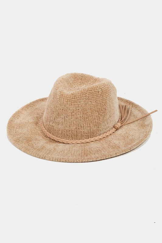 Chenille Panama Hat