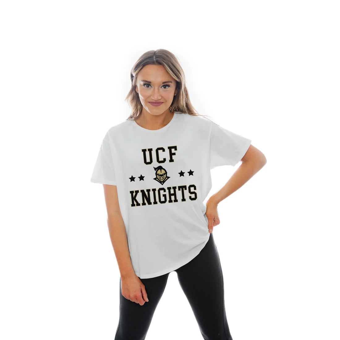 UCF Knights Flowy Tee - White